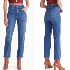 MOTHER High Rise Blue Jeans